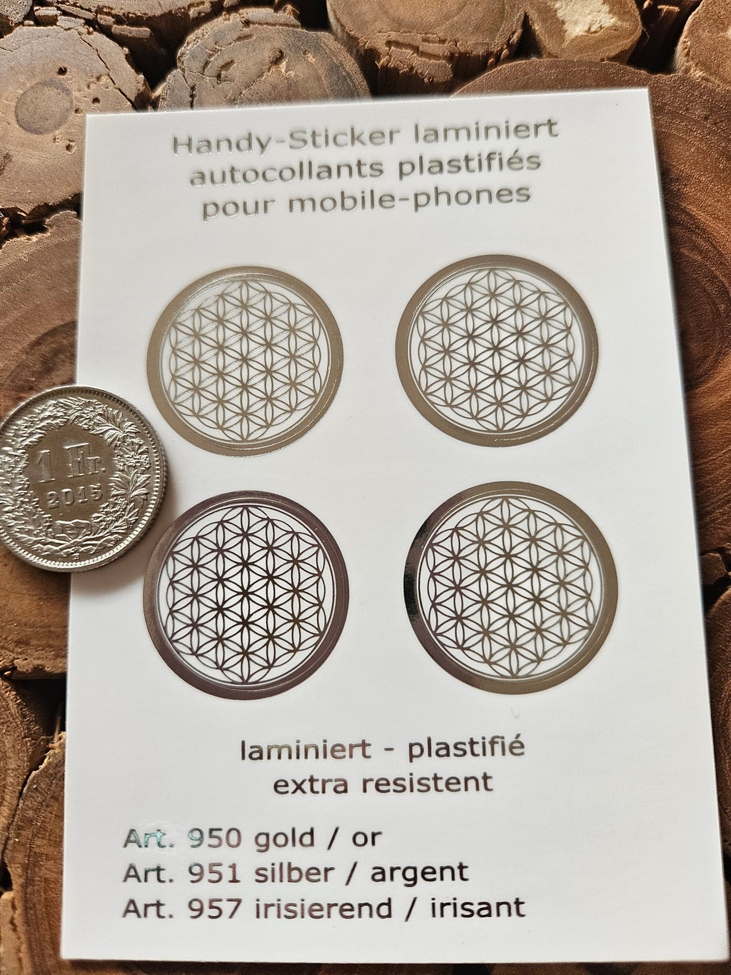 Handy-Sticker in Gold - A7