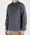 Xacus: Taylor, Washed Cotton Flanell Shirt