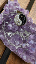 Yin Yang Kette mit Anhänger (Silber)