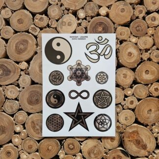 Aufkleber klassische Symbole A5
