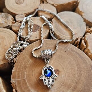 Modeschmuck Kette mit Hand der Fatima Anhänger - Schutz und Stil in einem