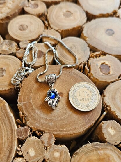 Modeschmuck Kette mit Hand der Fatima Anhänger - Schutz und Stil in einem – Bild 2
