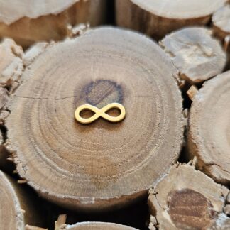 Goldener Infinity Glücksbringer - Unendliche Liebe