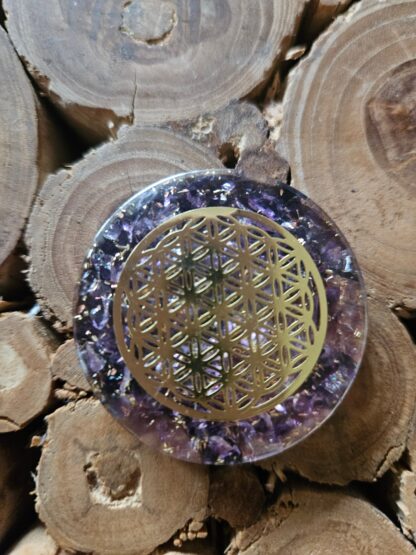 Orgon-Taler-Amethyst 4cm – Bild 2