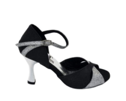 620 black/silver glitter