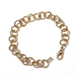 Armband Gelbgold rundösen