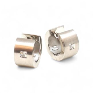 Creolen Weissgold 750