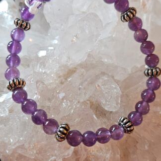 Amethyst Armband 6mm und 8mm