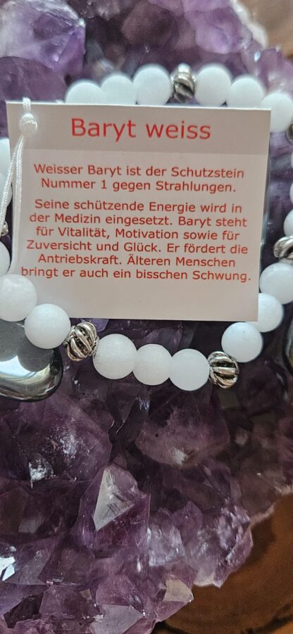 Baryt-Armband 6mm und 8mm – Bild 2