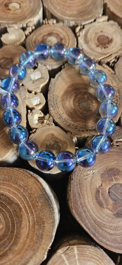 Aqua Aura Armband 10mm – Bild 2
