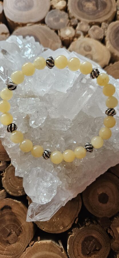 Aragonit-Armband 6mm und 8mm – Bild 2