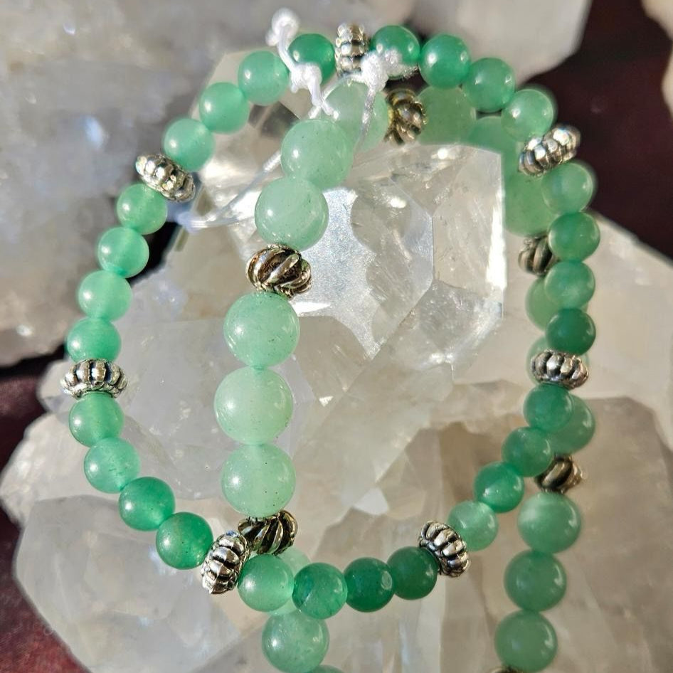 Aventurin Armband 6mm oder 8mm – Bild 2