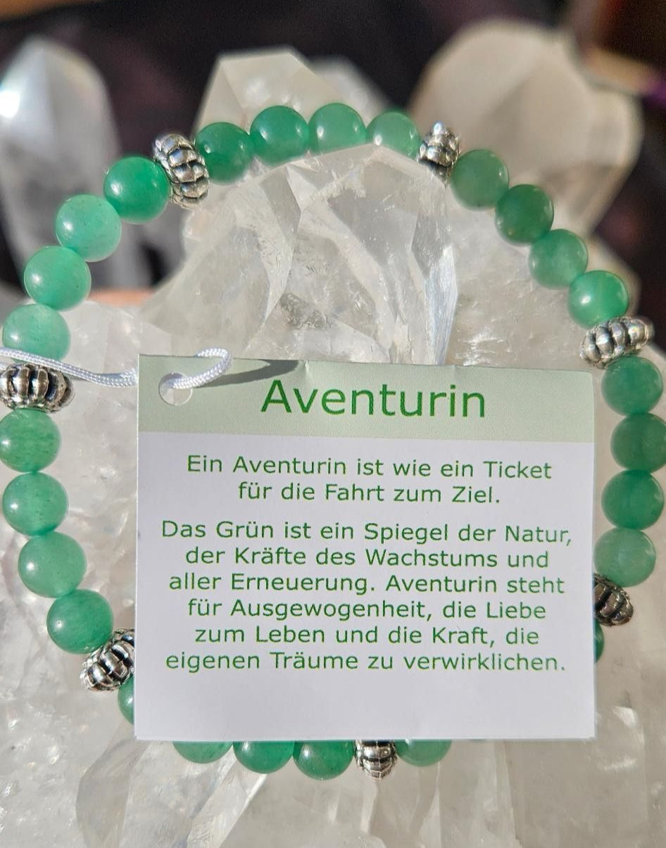 Aventurin Armband 6mm oder 8mm – Bild 3