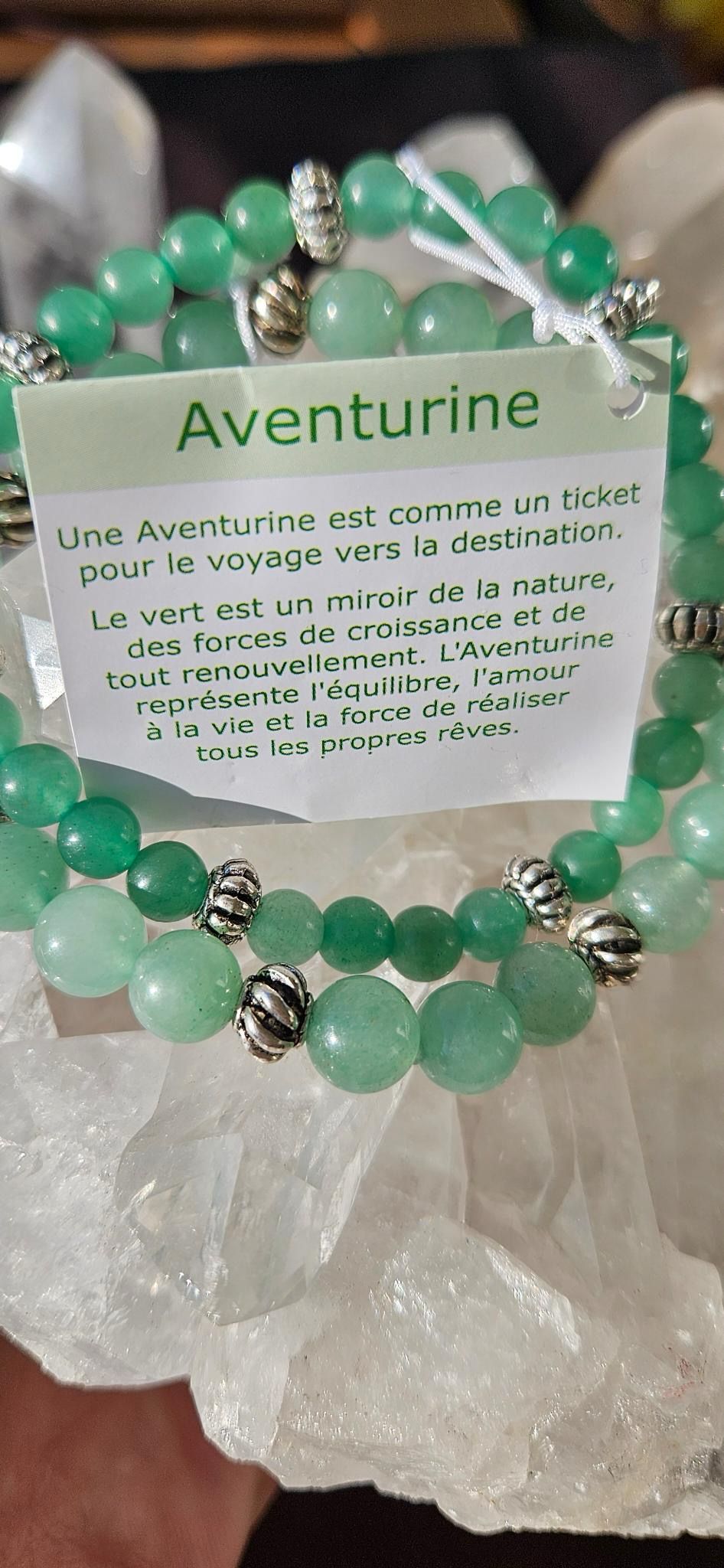 Aventurin Armband 6mm oder 8mm – Bild 4