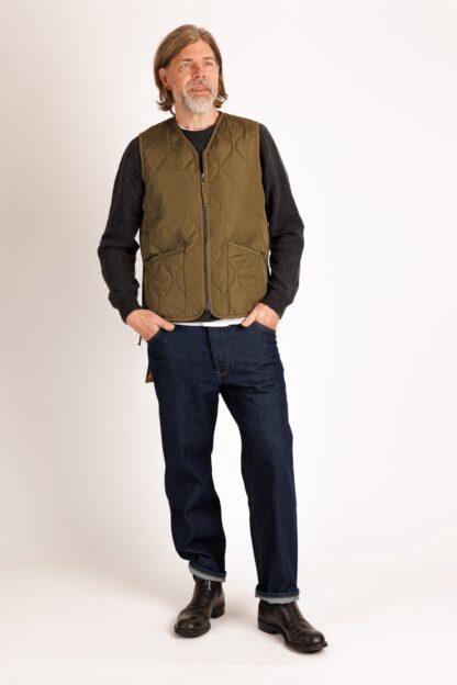 Taion:  Military w-zip Vneck  Down vest – Bild 3
