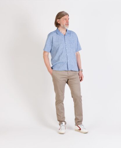 Universal Works: Road Shirt Linen mix