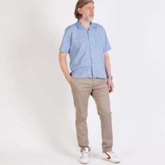 Universal Works: Road Shirt Linen mix