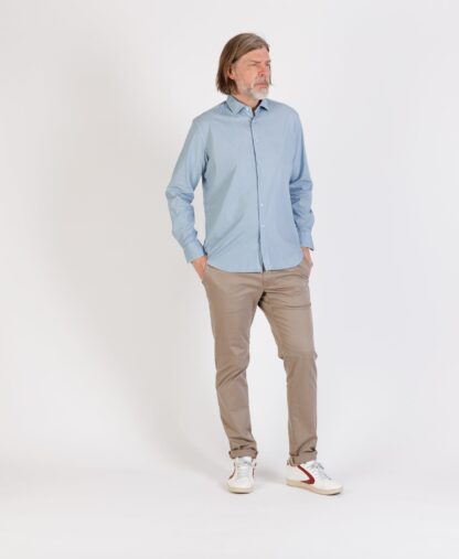 XACUS: Taylor long sleeve shirt. Popline – Bild 2