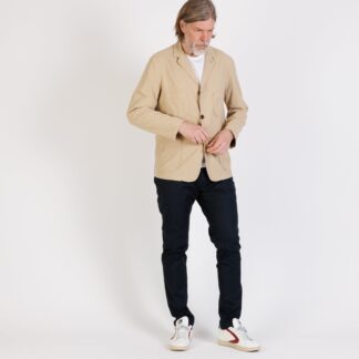 Universal Works: Five pocket jacket/Seersucker II