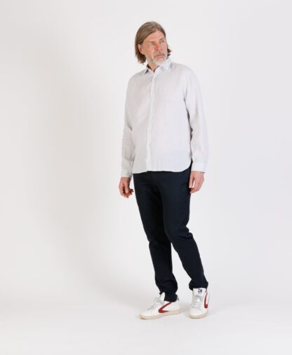 XACUS: Legacy Shirt. Linen Solid/Yarn died – Bild 2