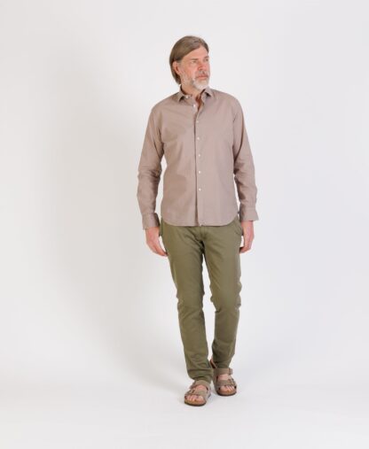 XACUS: Taylor long sleeve shirt. Popline – Bild 4