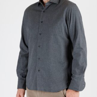 Xacus: Taylor, Washed Cotton Flanell Shirt