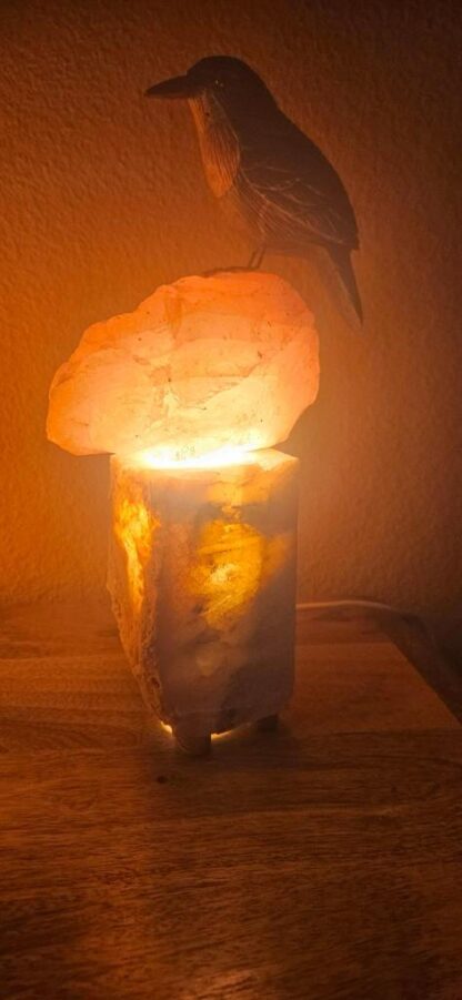 Baryt-Steinlampe (Unikat) - 02 – Bild 3
