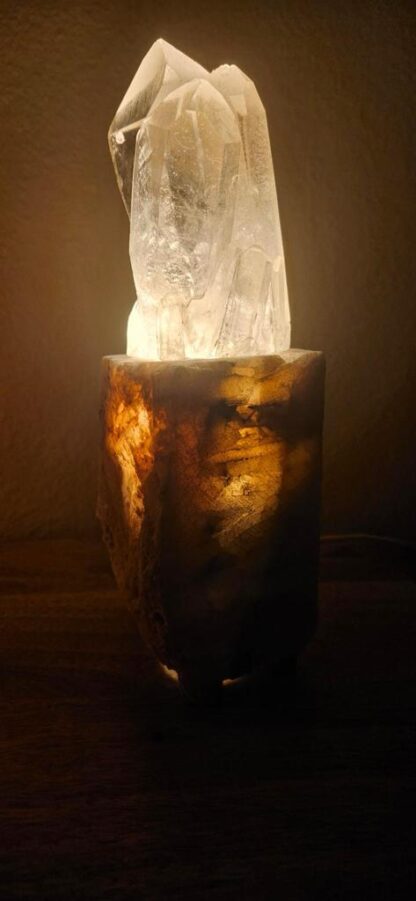 Baryt-Steinlampe (Unikat) - 02 – Bild 5