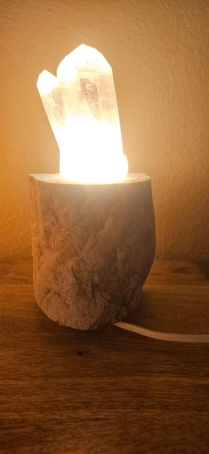 Baryt-Steinlampe (Unikat) - 04 – Bild 4