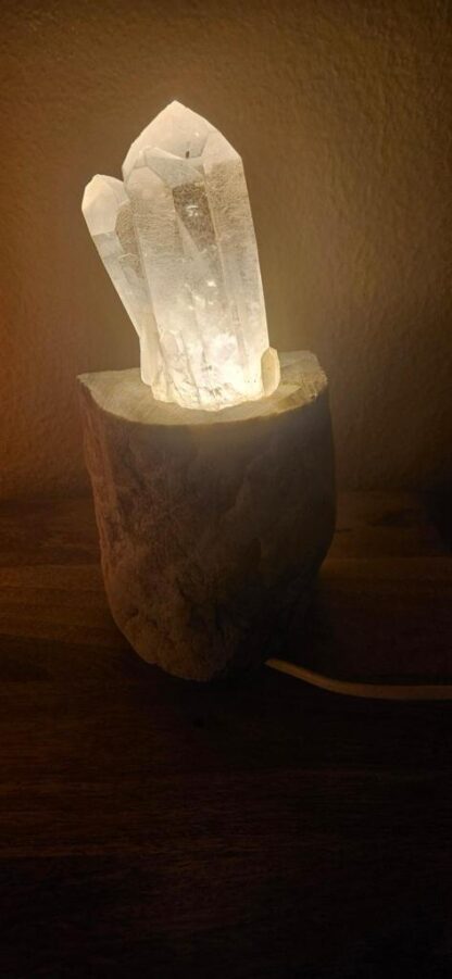 Baryt-Steinlampe (Unikat) - 04 – Bild 5