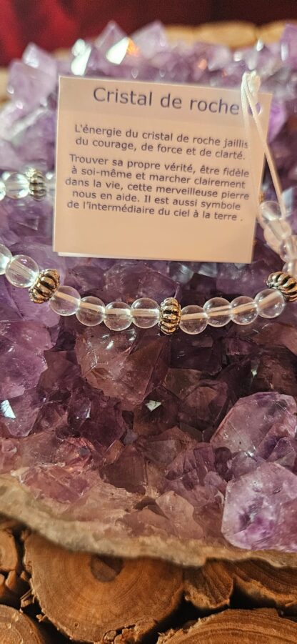Bergkristall Armband 6mm und 8mm – Bild 3