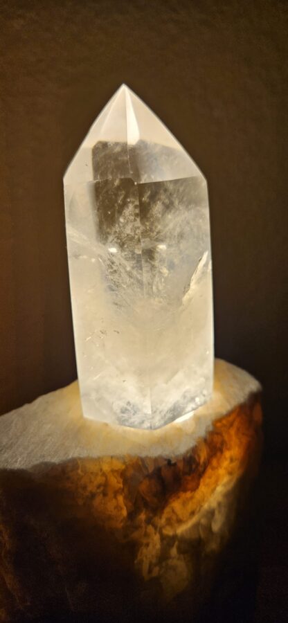 Bergkristall Spitze aus Madagaskar 241g – Bild 2