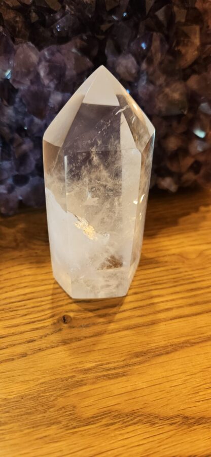 Bergkristall Spitze aus Madagaskar 241g – Bild 4