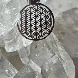 Anhänger Blume des Lebens - Silber 925 rhodiniert - 22mm und 28mm