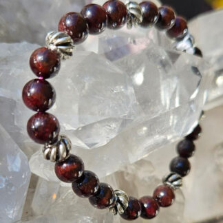 Armband Granat 6mm und 8mm