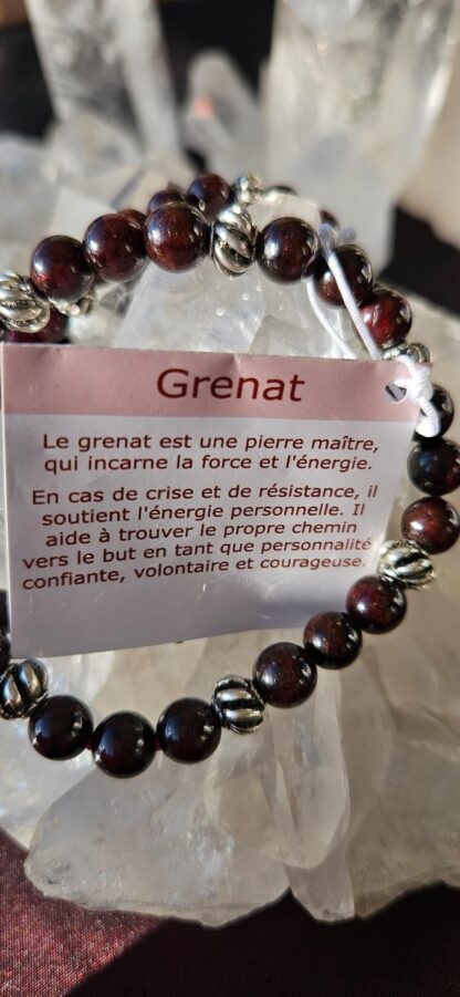 Armband Granat 6mm und 8mm – Bild 4