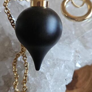 Galileo Holzpendel mit Messing-Kette