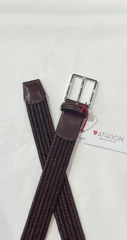 Athison Braided Leather Belt – Bild 2