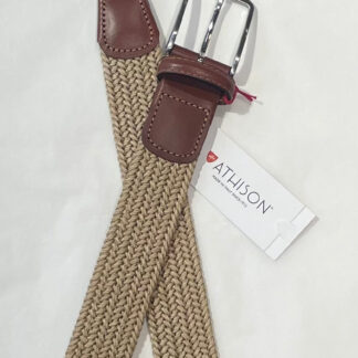 Athison Braided Linen Belt