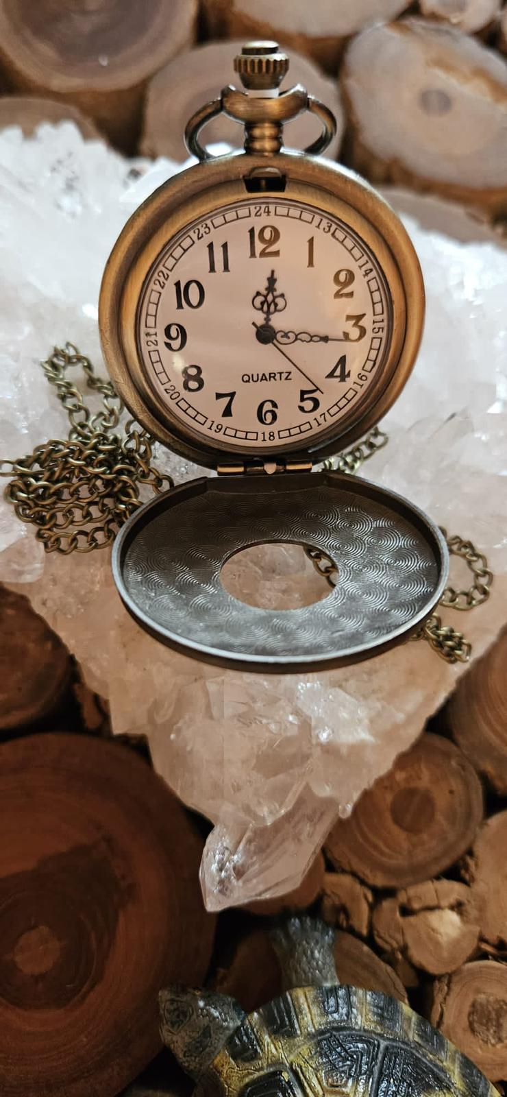 Quarz Taschenuhr Antik – Bild 2