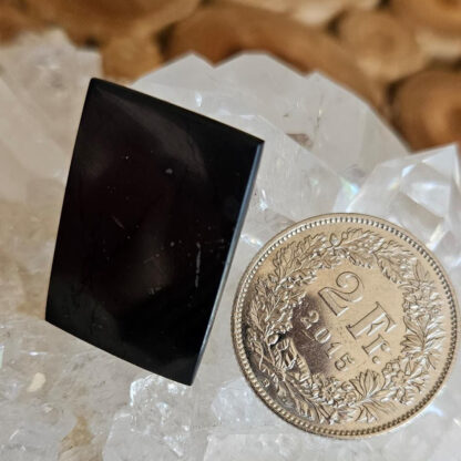 Schungit Handy-Plättchen rechteckig – Bild 2