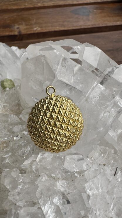 Peridot Anhänger – 18K vergoldet – Bild 2