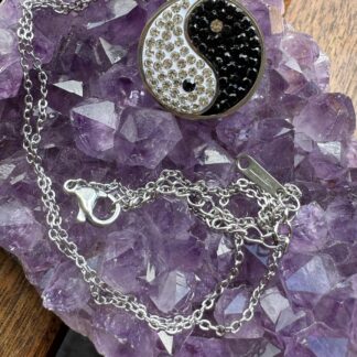 Yin Yang Kette mit Anhänger (Silber)