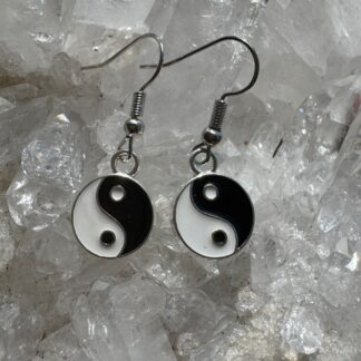 Ying Yang Ohrringe (Modeschmuck)