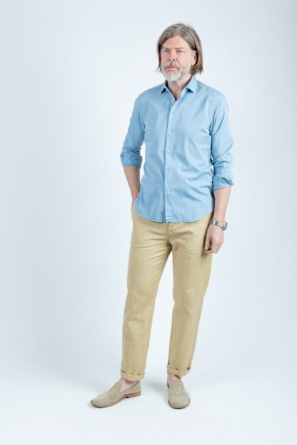 Xacus: Tailor/Washed Cotton shirt long sleeve – Bild 3
