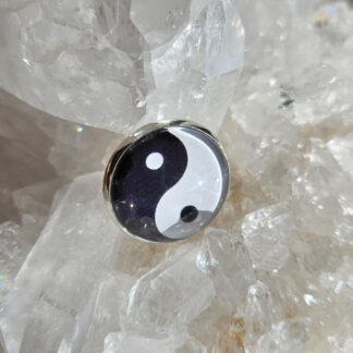 Yin Yang Brosche